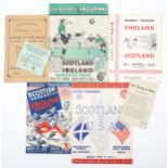 A small collection of primarily 1940s-era Scottish football programmes. Fixtures -  - Stanraer vs
