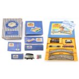 A boxed Hornby Dublo Electric train set, with a small quantity of additional boxed components and an
