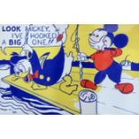 AFTER ROY LICHTENSTEIN (AMERICAN 1923-1997) LOOK MICKEY, 1961 Print multiple, numbered 22/100, 43