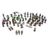 A small collection of lead toy soldiers, largely by John Hill & Company and Britains: a mix of