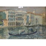 J. WOOD Venice, signed, watercolour,dated, 1927  40 x 55cm and another (2) Condition Report: