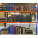 Three shelves of mixed volumes, largely classic literature, Scottish historical, maritime and