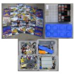 Lego: a quantity of mixed Lego pieces, weighing approx. in total 35.5kg (inclusive of container weig