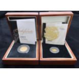 GEORGE V 1925 Britain's Last Currency Sovereign 8 grams boxed, together with Elizabeth II 2009 St