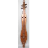 JOHN BAILEY APALACHIAN DULCIMER a four string dulcimer with a 17 fret diatonic fingerboard 58.5cm,