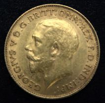 GEORGE V 1912 half sovereign coin 4 grams Condition Report:Available upon request