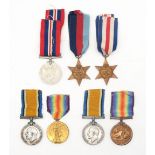 A WW1 Mercantile Marine medal pair comprising British War Medal and Mercantile Marine War Medal (