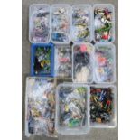 Action figures: a considerable quantity of loose small-scale action figures, largely G.I. Joe