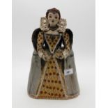 A pottery figure of Elizabeth I Condition Report:Available upon request