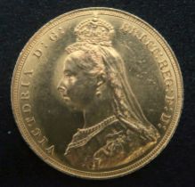 VICTORIA 1887 sovereign coin 8 grams Condition Report:Available upon request