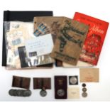 A lot comprising a small coin collection together with various stamps. Condition Report:Available