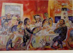 AFTER JOHN BELLANY CBE RA (SCOTTISH 1942-2013) THE PRESENTATION OF TIME (HOMAGE TO RUBENS) Print