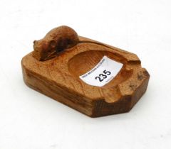 A Robert Mouseman Thompson oak ashtray Condition Report:Available upon request