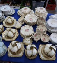 A Grindley Duchess pattern dinner service, a Tuscan teaset, a Royal Worcester Woodland teawares, and