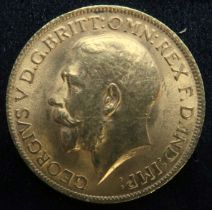 GEORGE V sovereign coin 1913 8 grams Condition Report:Available upon request