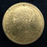 CHILE 10 PESOS GOLD COIN (OLD PESO 1838-1980) obverse bust facing left legend around REPVBLICA DE