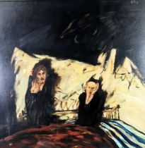 AFTER JOHN BELLANY CBE RA (SCOTTISH 1942-2013) THE FRIGHT Print multiple, 74 x 74cm Condition