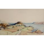 SIR DAVID YOUNG CAMERON RA RSA RSW RWS (1965-1945) FIRTH OF LORNE  Pencil and watercolour, inscribed