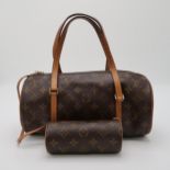 A LOUIS VUITTON M51385 BROWN MONOGRAM PAPILLON 30 with a dust bag, length 30cm x height 15cm x width