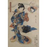 UTAGAWA KUNISADA (1786-1865) Sugibae, from the series The False Murasaki's Rustic Genji (Nise