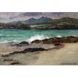 ELIZABETH MARY WATT (SCOTTISH 1886-1954) WESTERN ISLES, POSSIBLY IONA Oil on canvas, signed lower