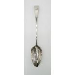 A GEORGE III SILVER GRAVY SPOON by William Fearn & William Eley, London 1798, In the Old English