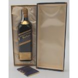 JOHNNIE WALKER BLUE LABEL BLENDED SCOTCH WHISKY Bottle Number K34650, 40% vol 70cl. Condition