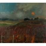 GEOFFREY SQUIRE ARSA RSW RGI (1923-2012) EARLY MORNING SUN, FIFE Oil on panel, signed upper right,
