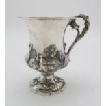 A WILLIAM IV SILVER CHRISTENING MUG by Joseph Angell I & John Angell I, London 1834, of footed