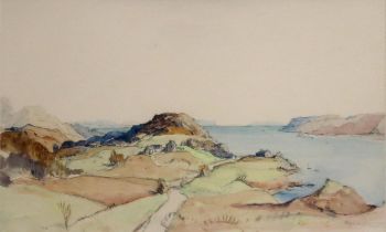 SIR DAVID YOUNG CAMERON RA RSA RSW RWS (1965-1945) FIRTH OF LORNE  Pencil and watercolour, inscribed