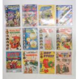 A collection of comics including; Harvey Comics Sad Sack's Funny Friends #67, Hot Stuff 85, Sad