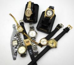 Two Sekonda watches, and a collection of vintage watches to include Candino, Ruhla, Lacorda etc