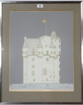 MALCOLM MCCOIG (SCOTTISH b.1941) CASTEL FRASER Print multiple, signed lower right, numbered  6/19,