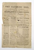 The Mafeking Mail and Protectorate Guardian Issue no. 231, Friday August 31st 1900 Boer War daily