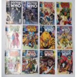 Marvel; Doctor Who #2-7, 10-12, IDW Doctor Who #1-12 (some double copies) a large quantity of