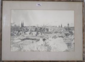 GEORGE MACKIE RSW (SCOTTISH 1920-2020) ABERDEEN  Pencil on paper, signed lower left, dated November