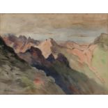 WILLIAM WALLS Two landscapes, signed, watercolour, and other pictures (a lot) Condition Report:
