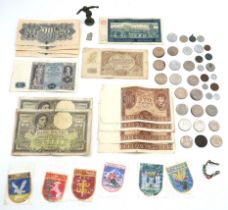POLAND BANK NOTES together with Polish coins and Czech Republic banknotes Condition Report:Available