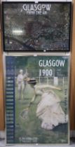 POSTER OF GLASGOW 1900 ART EXIBITION AT VAN GOGH MUSEUM, 116 x 82cm together with another poster