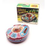 A boxed Japanese tinplate Battery-Operated Space Survey spacecraft  Condition Report:Available