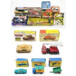 Mixed packaged vintage model vehicles, to include Dinky 970 Jones Fleetmaster Cantilever Crane and