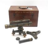 A cased theodolite by Negretti & Zambra, London Condition Report:Available upon request
