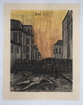 BERNARD BUFFET (FRENCH 1928-1999) HORREUR DE LA GUERRE Lithograph in colours, signed upper centre,