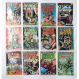 Judge Dredd; An extensive collection of comics including 2000AD #192-193, 195-199, 201, 216-220,