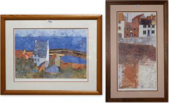 JOSEPH MCAVOY (SCOTTISH CONTEMPORARY) CELLARDYKE Print multiple, signed lower right, numbered 307/