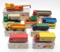 Boxed Dinky Toys comprising 25x Breakdown Lorry, 901 Foden Diesel 8-Wheel Wagon, Supertoys 972 20-