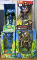 Disney-Pixar's A Bug's Life: a Mattel Action Flik figure, Electronic Talking Room Guard and Hopper