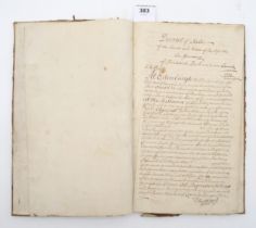 A George II Decree of Sale, dated 13th July 1738, concerning the sale of the Lands and Estate of