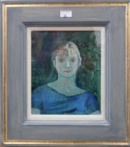 DELNY GOALEN (SCOTTISH 1932-2023 )  YOUNG MODEL  Oil on canvas, signed lower right, 29 x 23cm  Title
