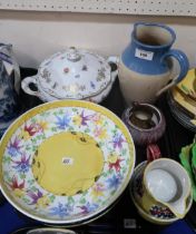 Three Bough pottery bowls, a milk jug and sugar bowl and other ceramics Condition Report:No